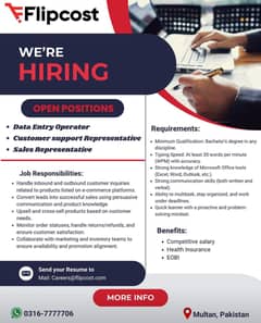 Data Entry Operator