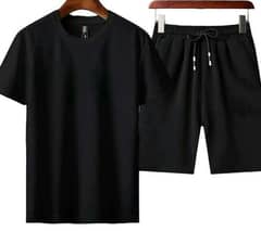 men's plain black trucksuit