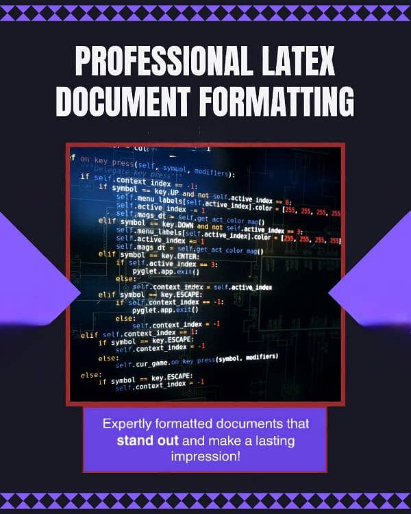 Professional LaTeX & Document Formatting Services 0
