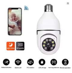 Light Bulb Wifi Camera Night Version Security Protection 360° IP Cama