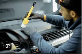 Car interior cleaning and ribbon polish available at your door step