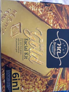 Brazilian 24k gold facial set