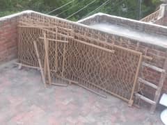 out door iron grill