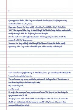 contant writting
