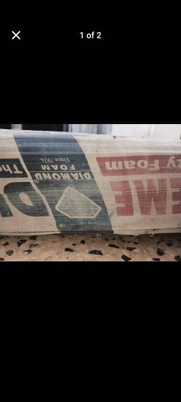 Diamond supreme foam king size mattress only cover damage all okay