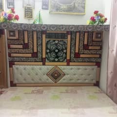 Bed with side tables, Dressing & tables, Washing machine