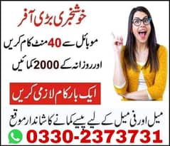 online working all over Pakistan