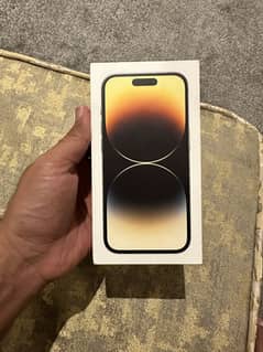 14 pro 128 GB Gold brand new condition fU