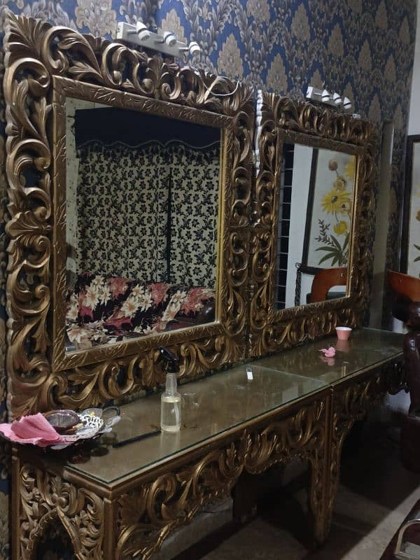 Mirror and Console Table set 2