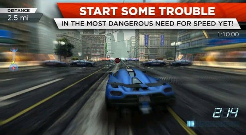 Need For Speed Most Wanted Game For Android Mobile 2