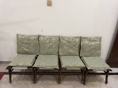 wooden chairs