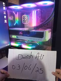 MONSTER PC RYEN 7800x3D and 4080 super 32gb ram and 1000watt psu
