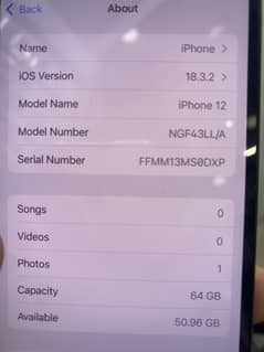 I phone 12 jv non pta 64gb 96 battery health