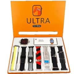 smart watch with health and fitness tracking with 7 straps