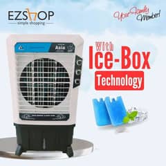 Super Asia Powerful Room Cooler ECM-4900 Plus AC DC 65KG Tank Capacity