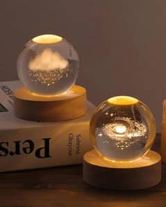 Table Lamp Glass Ball Design