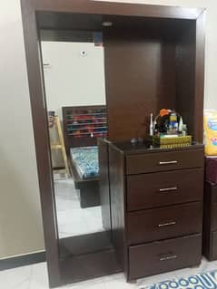 dressing table with spacious drawers