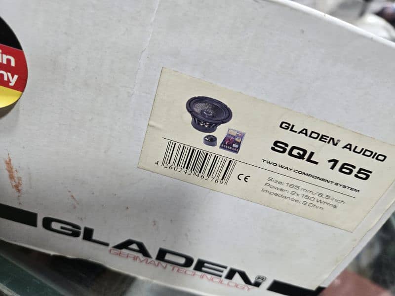 Gladen Audio SQL-165 Two Components System 4