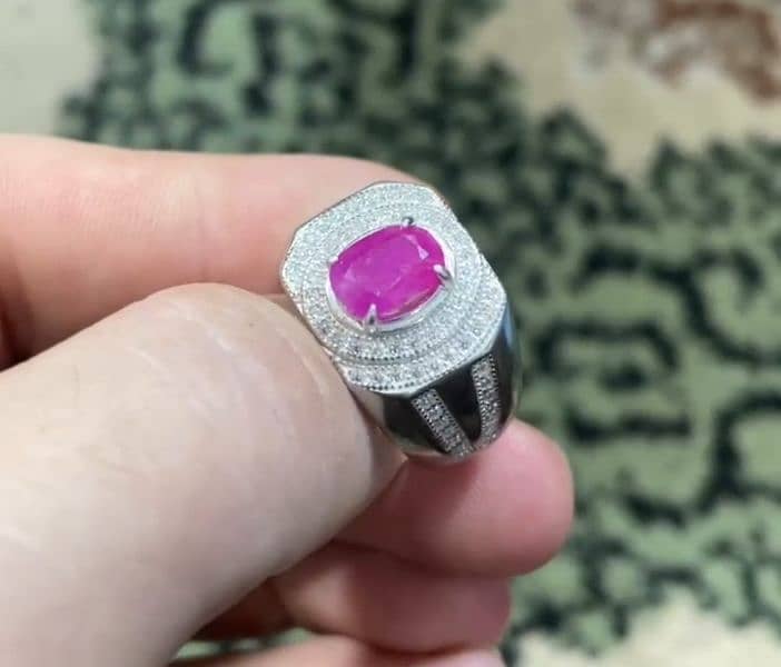 Ruby Original with lab Certificate 1