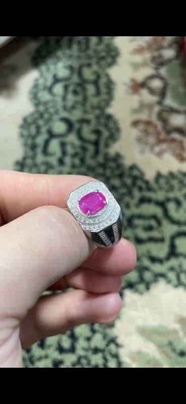 Ruby Original with lab Certificate 2