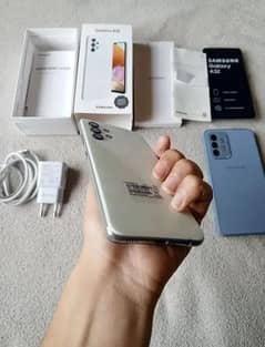 Samsung A32 6GB 128GB full box WhatsApp No 03267720525