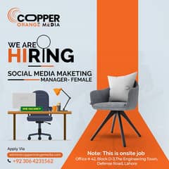 Social Media Marketing Manager