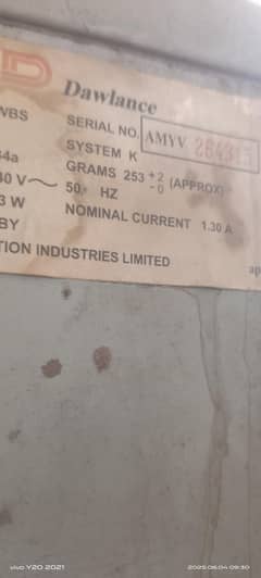 dawlance fridge medium 2 size 03052250100