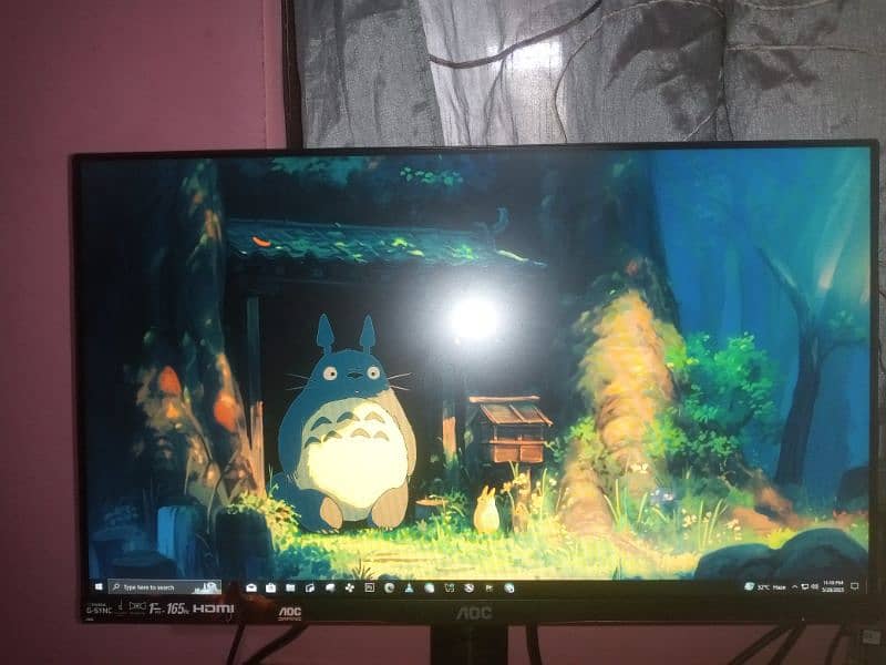 Aoc Monitor Gaming 165 Hertz with line issue  Exchange Available 2