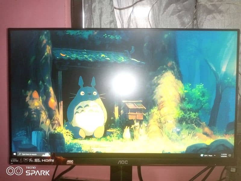 Aoc Monitor Gaming 165 Hertz with line issue  Exchange Available 3