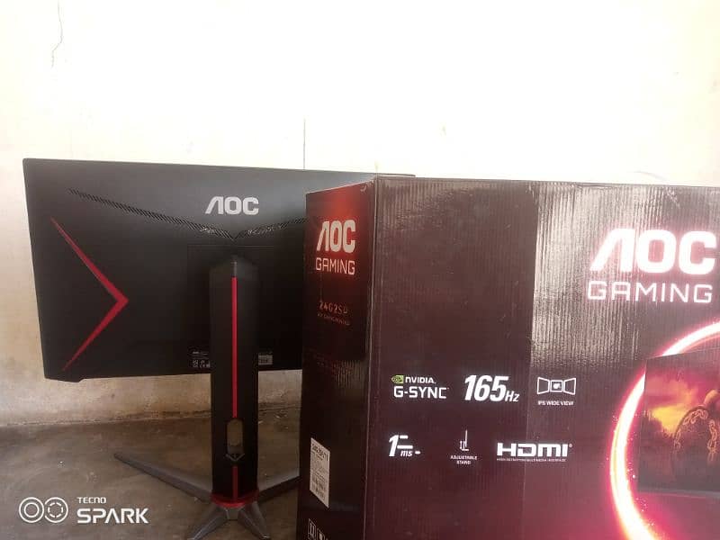 Aoc Monitor Gaming 165 Hertz with line issue  Exchange Available 5