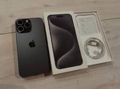 Iphone 15 Pro Max PTA Approved 99% BH Black