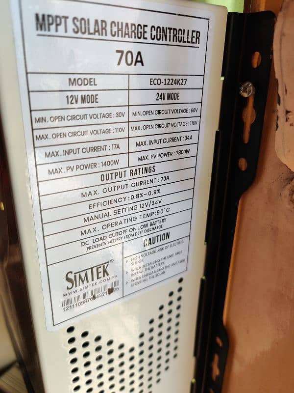 simtek mppt charge controller DC king 4