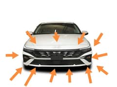 2025 hyundai elentra front  bumper khokha