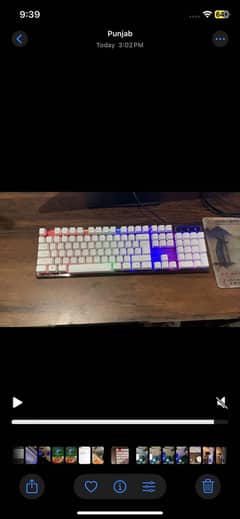 pinxu RGB wired keyboard 1 month used