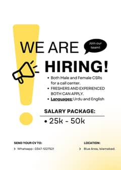 Customer Services Representatives
