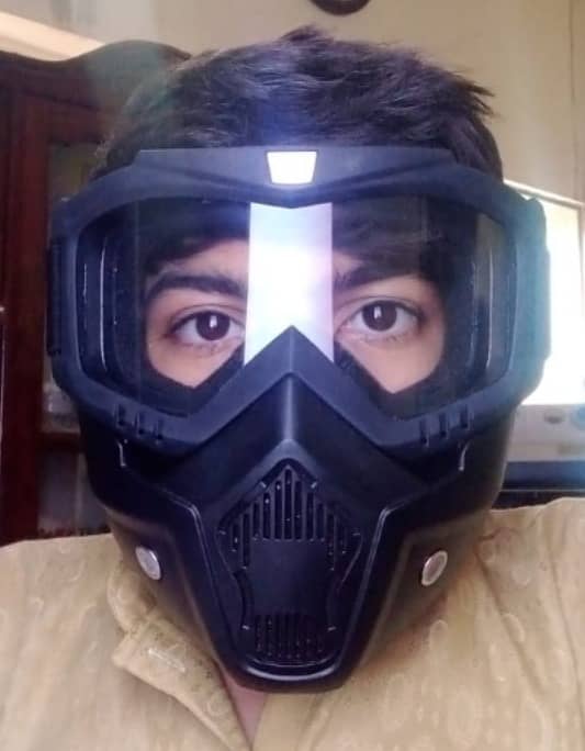 This object in the image appears to be a motorcycle face mask 2
