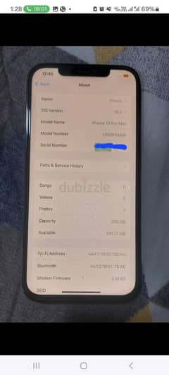 12 PROMAX. 256GB DUAL SIM NON PTA