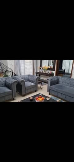 Grey 5 seater