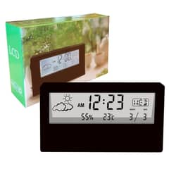 Transparent LCD Digital Alarm Clock
