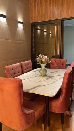 6 persons dining table set for sale
