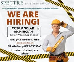 Electronic Technician Required