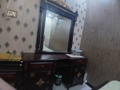 pure wooden bed