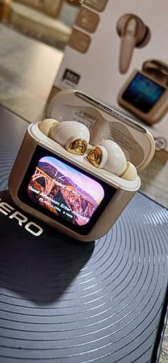 zero display airbirds, box pack 1 year warranty