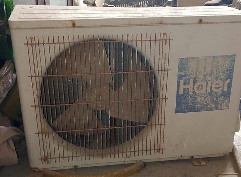 haier split ac with outer for sale running condition 2