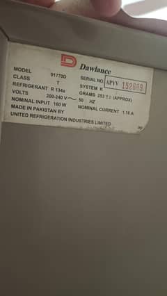 Dawlance Fridge
