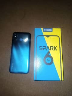 Tecno Spark 6 GO 4/64 Official Pta Approved with box and and charger