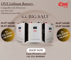 lithium battery, 12V,24V,48V,51.2V, 100Ah, 200Ah,LiFePO4, OVE