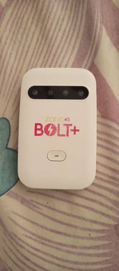 Zong bolt plus 4g Unlocked New Device all sims working