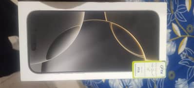 I phone 16 pro max 256 GB PTA approved non active