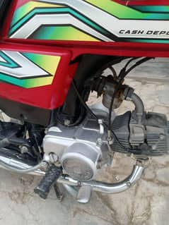 Urgent sale Honda CD 70 2023 model in lush condition